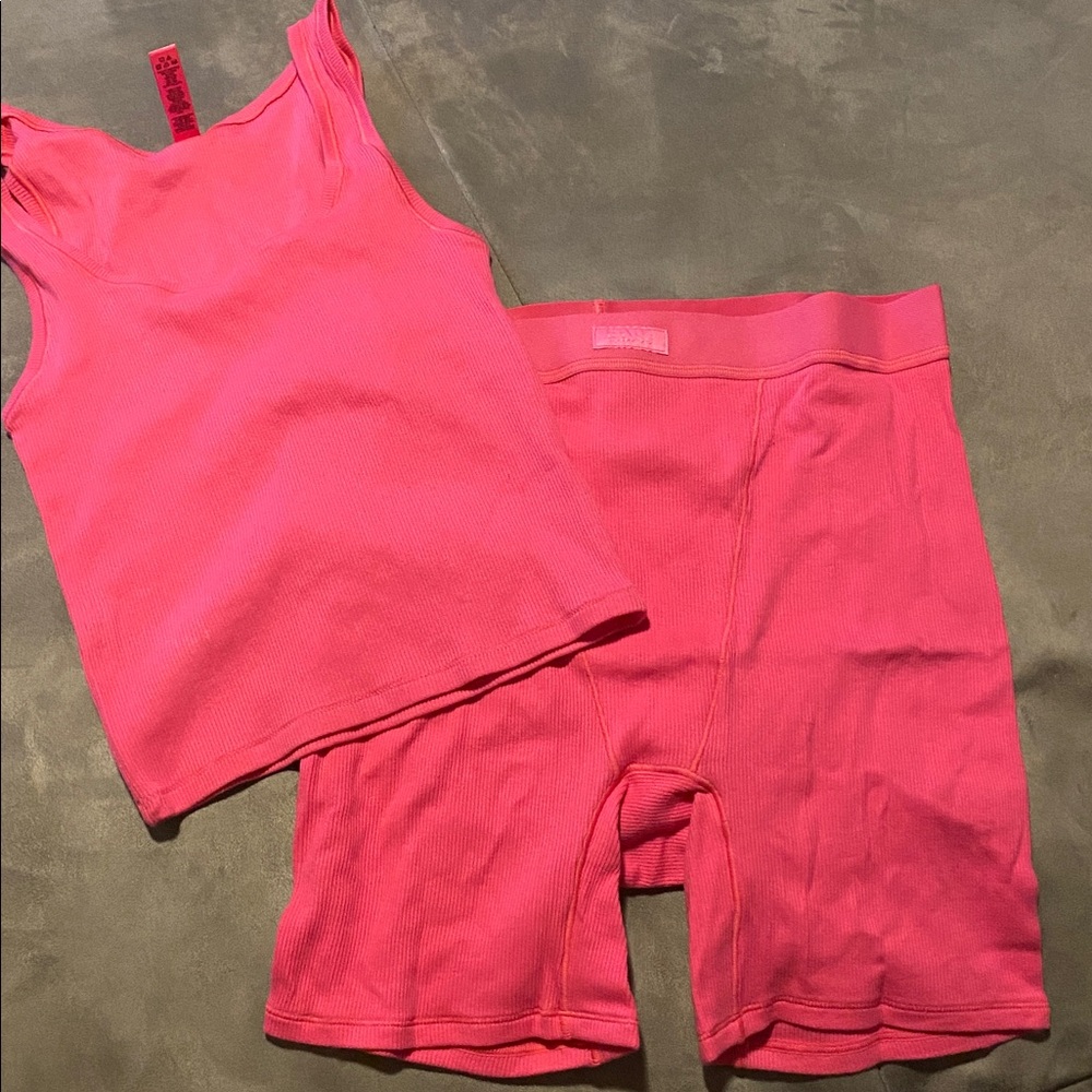 SKIMS Pink Intimates Set